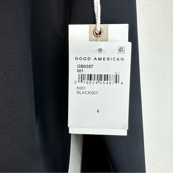 NWT Good American Compression Scuba Long Sleeve Crewneck Bodysuit Sz 3X - Picture 15 of 16